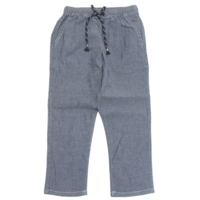 やわらかリネン7分丈パンツ ネイビー(11)