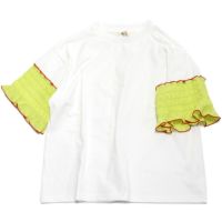 クレープスリーブTシャツ オフ(2)