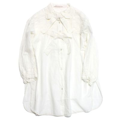 ６０ローン フリップ ガーデン シャツ 1W白