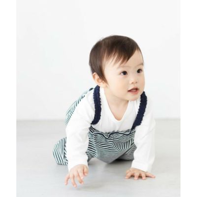 ベビーサスパンツ ネイビー(NB)