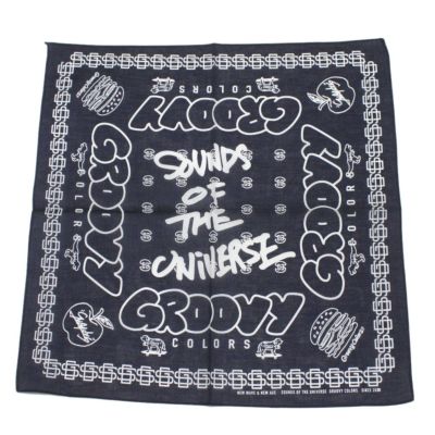 ノベルティGROOVY バンダナ《税込15,400円以上※おひとり様2点まで》 4NV紺