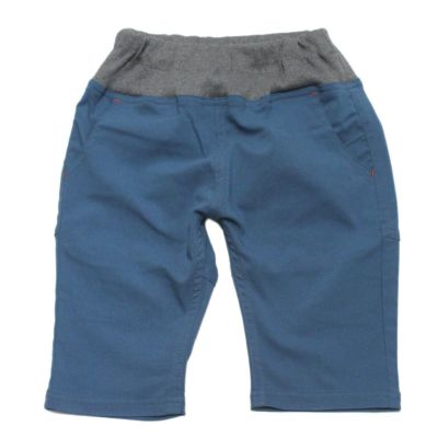 スーパーストレッチサルエルハーフパンツ ネイビー