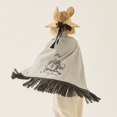 Organic Gauze Stroller ブランケット ブラック