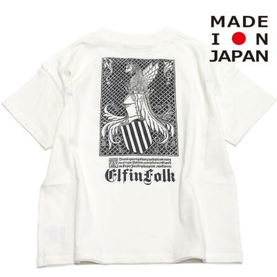 Dragon Emblem Back print Tシャツ オフホワイト