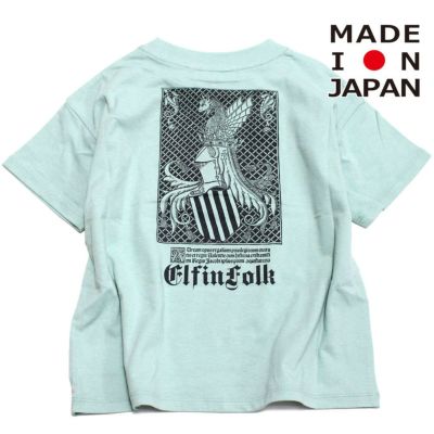 Dragon Emblem Back print Tシャツ フロストミント