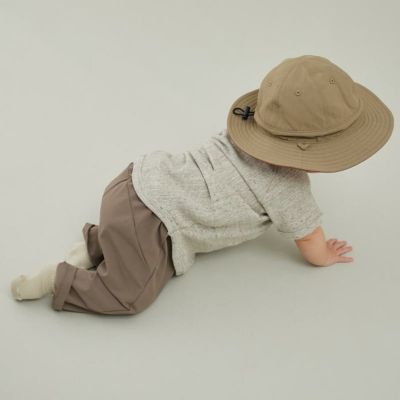 eco rib raglan Tシャツ(for baby) ヘザーグレー