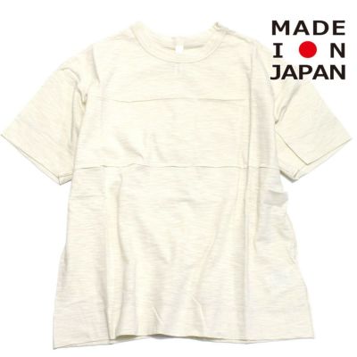 slub pocket Tシャツ (organic cotton) エクリュ