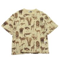 リアルナアニマルTシャツ ベージュ(BE)