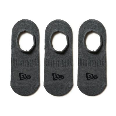 SOCKS VERY SHORT 3PAIRS (CHA) チャコール