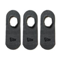 SOCKS VERY SHORT 3PAIRS (CHA) チャコール