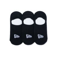  NO SHOW 3PAIRS SOCKS(BLK) ブラック
