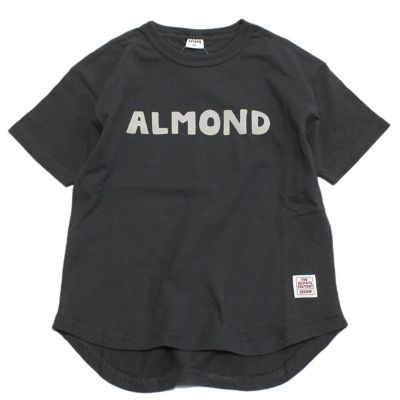 ALMOND Tシャツ チャコールグレー(CG)