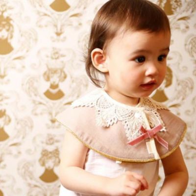 MARLMARL ビブ ドルチェ1 レースカラー(名入れ刺繍可) lace collar