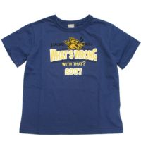 WATS WRONG Tシャツ ネイビー(NB)