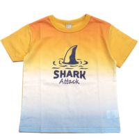 グラデーション　シャークTシャツ オレンジ(OR)