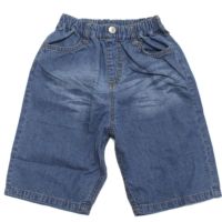 ライトオンスデニム5分丈パンツ ブルー(BU)