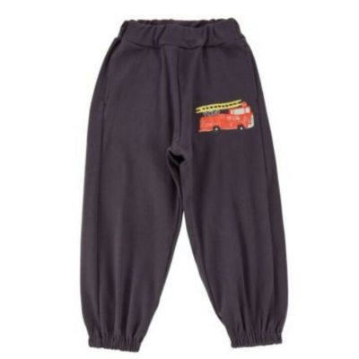 4柄モチーフスウェットパンツ チャコール(CH)