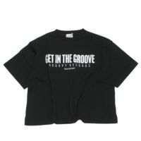 テンジク GROOVY RECORDS OVER SIZE TEE 2BK黒