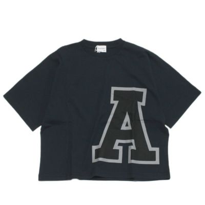 テンジク APPLE WIDE シルエット TEE 4NV紺