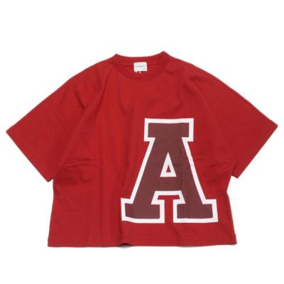テンジク APPLE WIDE シルエット TEE 5R赤