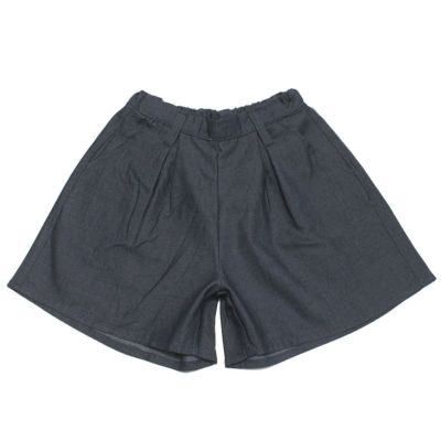 デニムタックショートパンツ デニム(DE)
