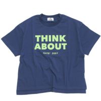 THINK ABOUT ビッグTシャツ ブルー(BL)