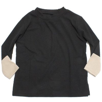 Trois トップス ブラック(1)