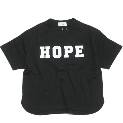 HOPE 6分袖 Tシャツ ブラック(BK)