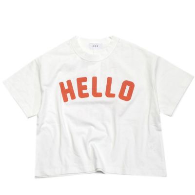 HELLO Tシャツ ホワイト(WH)