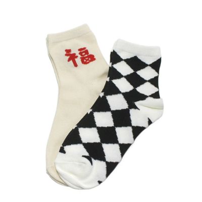 スーベニアTダイヤアンクルソックス2Pset キナリ(KN)