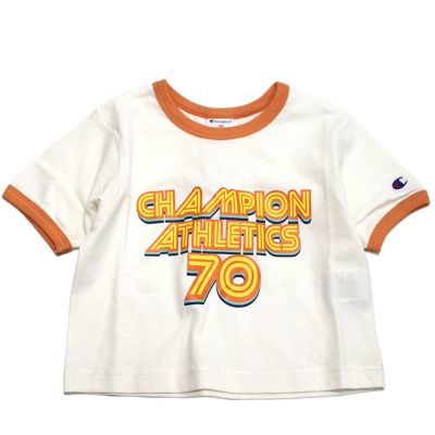 ガールズショートスリーブTシャツ アイボリー(034)