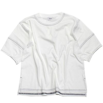 ステッチ Tシャツ ホワイト(WH)