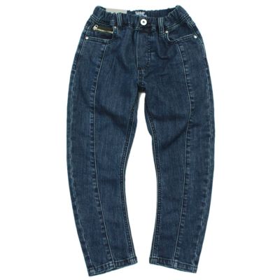 クリース デニム 5PK バナナパンツ ブルー(65)