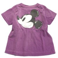 ビンテージテンジク MICKEY FACE TEE 12PLパープル