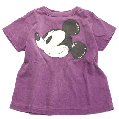 ビンテージテンジク MICKEY FACE TEE 12PLパープル