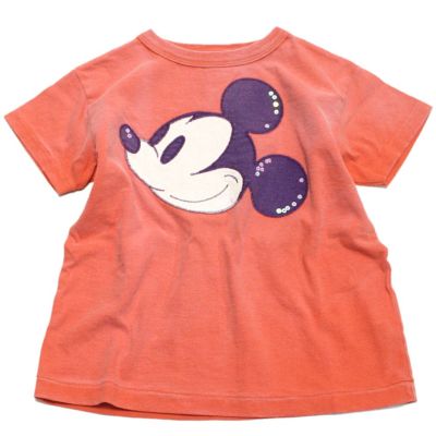ビンテージテンジク MICKEY FACE TEE 15ORオレンジ