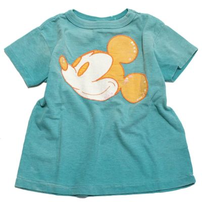 ビンテージテンジク MICKEY FACE TEE 28LGN淡緑