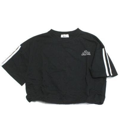 袖ラインバルーンT ブラック