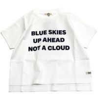 サラサラテンジク BLUE SKIES Tシャツ 1W白