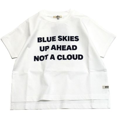 サラサラテンジク BLUE SKIES Tシャツ 1W白