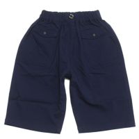 ソフトストレッチクロス5分丈パンツ ネイビー(NB)