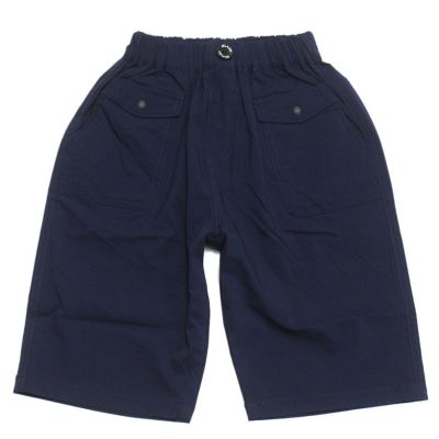ソフトストレッチクロス5分丈パンツ ネイビー(NB)