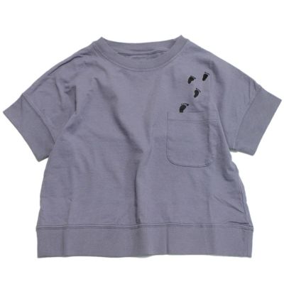 ポケットLOGOTシャツ スモーキーブルー