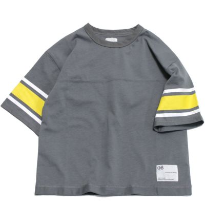 トライリニアTシャツ グレーベージュ