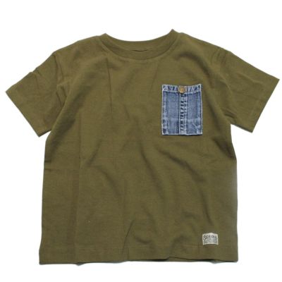 デニムポケットT オリーブ(OL)