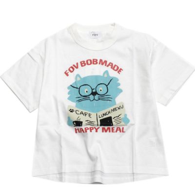 【FOV BOB】CAT Tシャツ ホワイト(WH)