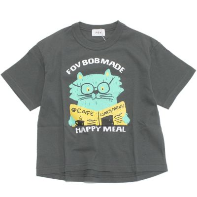 【FOV BOB】CAT Tシャツ チャコールグレー(CG)