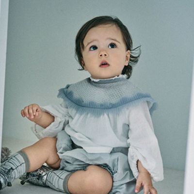 MARLMARL ビブ ドルチェ タックリボン(名入れ刺繍可) tuck ribbon