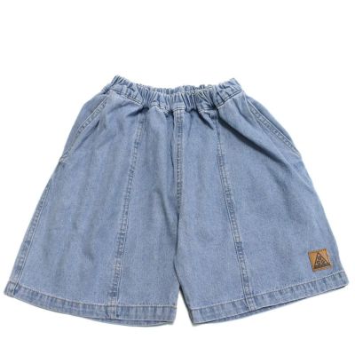 タックデニムワイドショーツ ケミカルウォッシュ(CW)