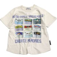 クールタッチレトロゲームロゴTシャツ オフホワイト